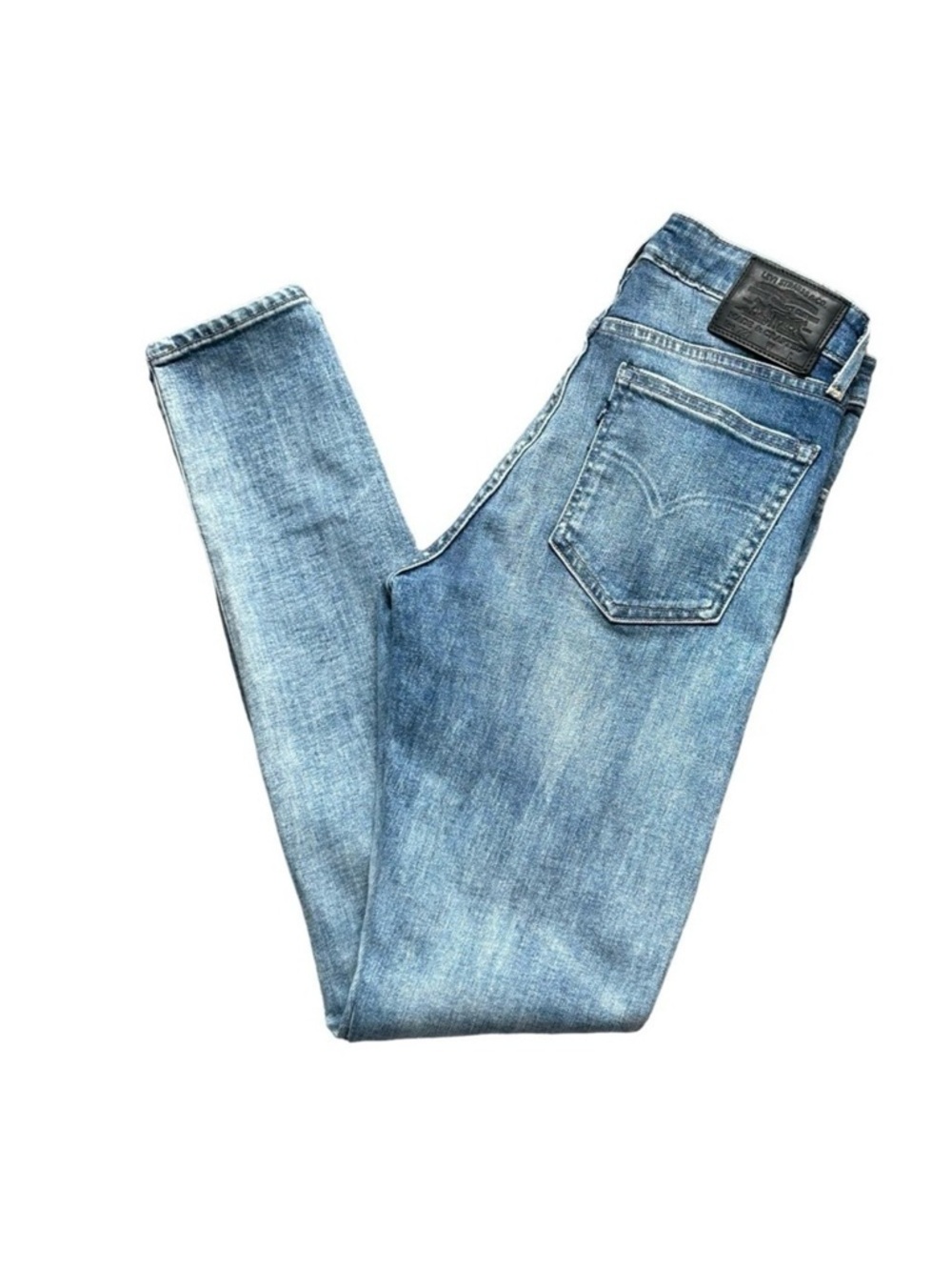 LEVI'S 721 Blue jeans Skinny High Rise Zipper/Button 5 pocket Stretchy 27/30